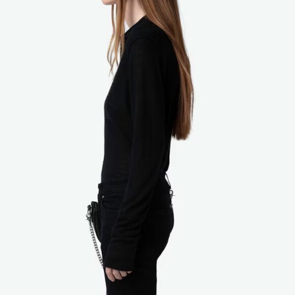 Sally Diamante Cashmere Sweater from Zadig & Voltaire - Picture 2 of 14